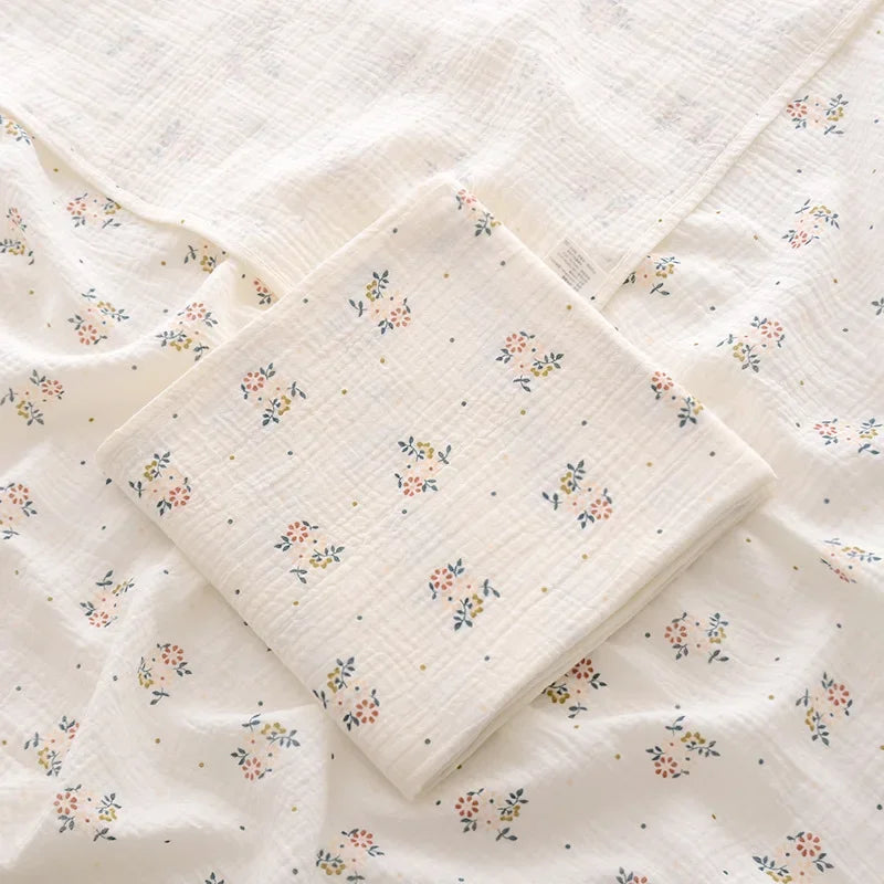 Variant image for BabyLuxe Wickeldecke aus Baumwolle Muslin 100x100 cm, Atmungsaktiv & Nachhaltig-1