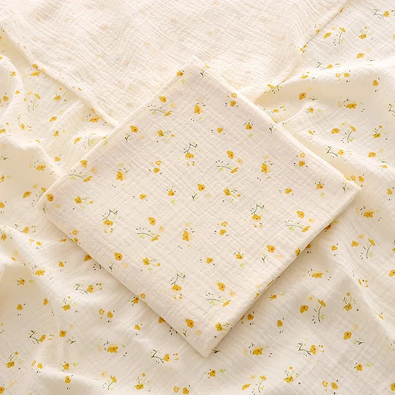 Variant image for BabyLuxe Wickeldecke aus Baumwolle Muslin 100x100 cm, Atmungsaktiv & Nachhaltig-2