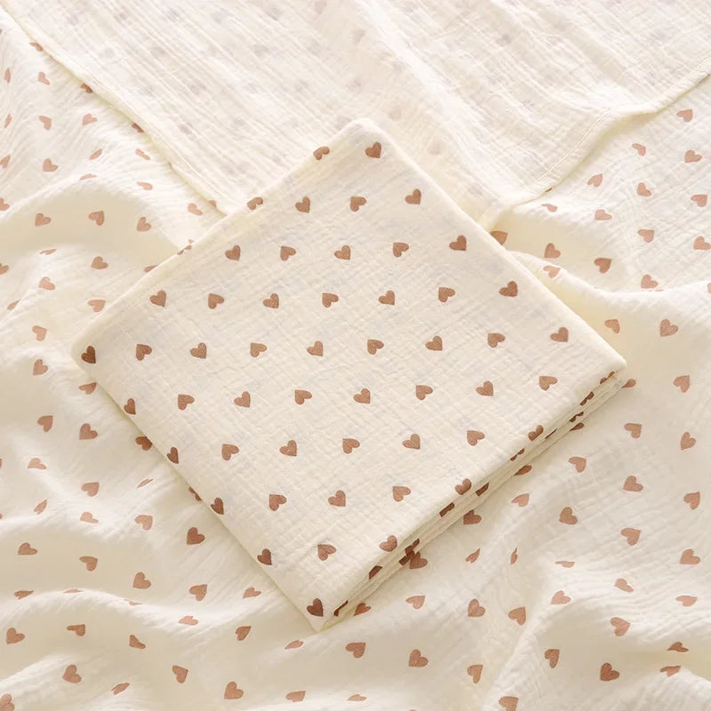 Variant image for BabyLuxe Wickeldecke aus Baumwolle Muslin 100x100 cm, Atmungsaktiv & Nachhaltig-7