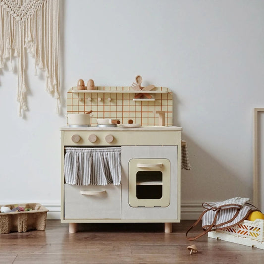Montessori toy kitchen wood for toddlers and children