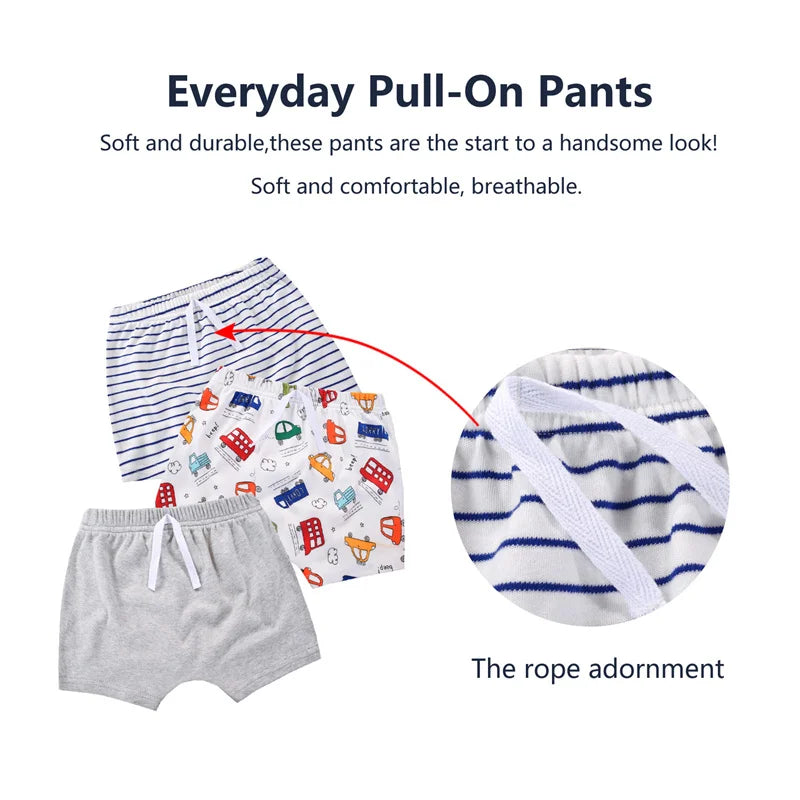 Nachhaltige Jungen Shorts 0-3 Jahre - Bequeme Babyhosen Für Aktives Spielen 3