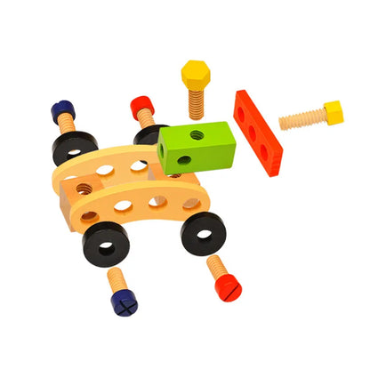 Montessori Werkzeugbox Holzspielzeug für Kinder