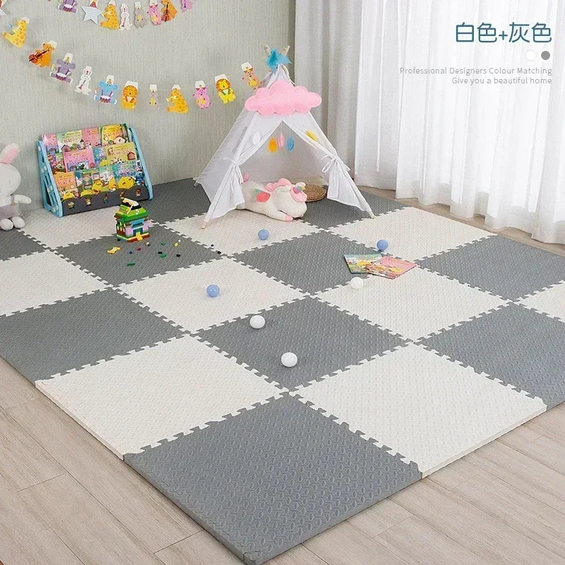 Variant image for Montessori Spielmatte Baby - Weiche Schaumstoff-Puzzle Matte für Motorik und Lernen, 30x30cm-4