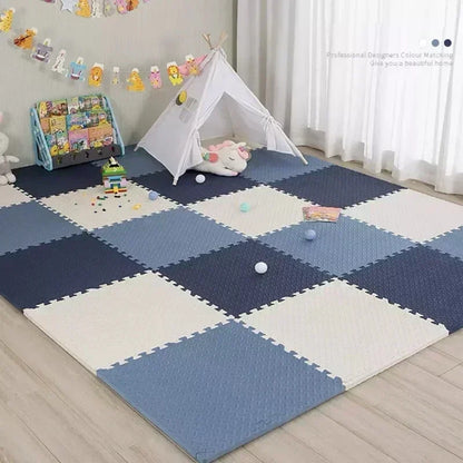 Montessori Spielmatte Baby - Weiche Schaumstoff-Puzzle Matte für Motorik und Lernen, 30x30cm 1