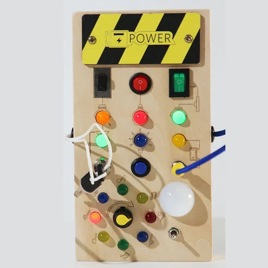 Montessori Switchboard Toy Wood
