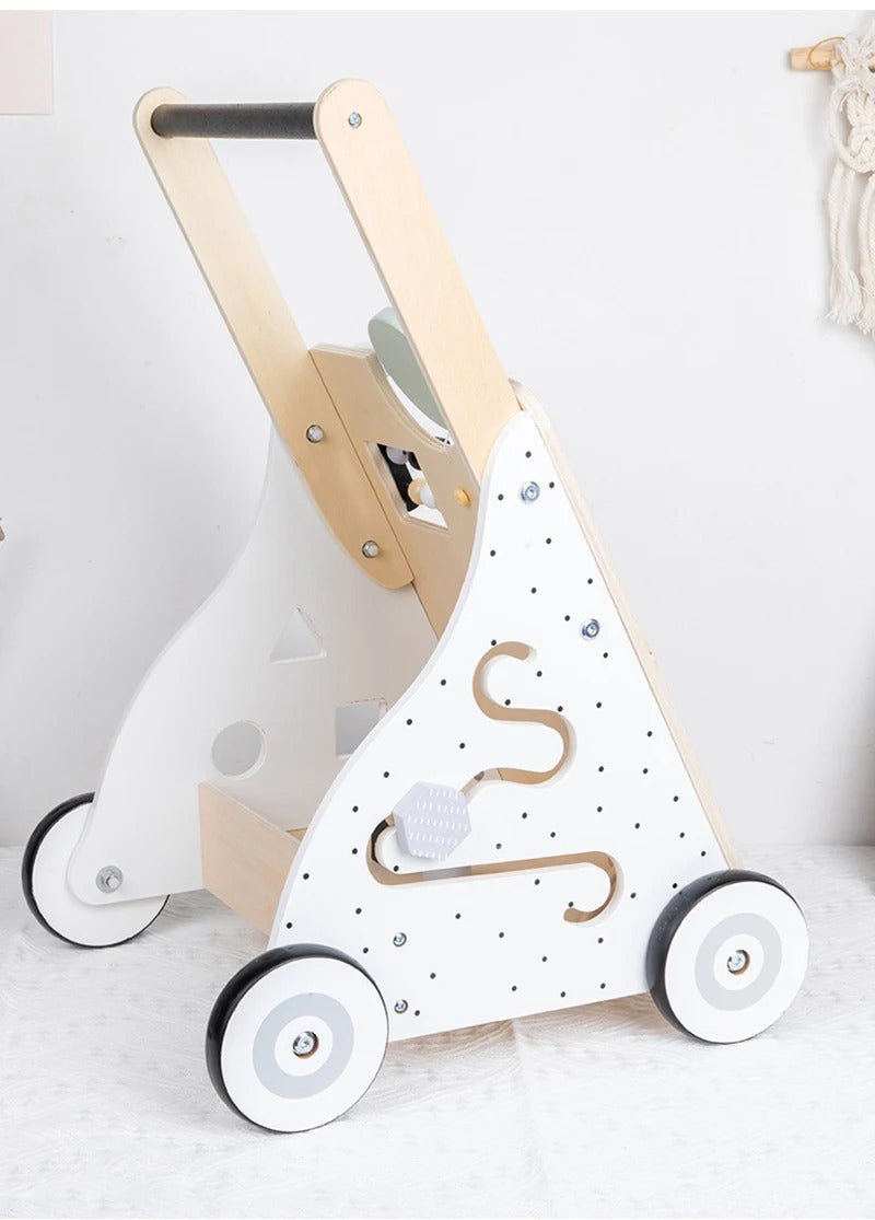 Montessori Baby und Kinder Walker Beschäftigungsspielzeug Holzspielzeug